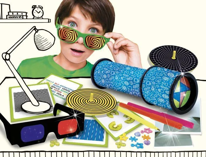Liscianigiochi - 97333 - I'm a Genius Laboratoire d'optique Kit Kaleidoscope, , Multicolore-1
