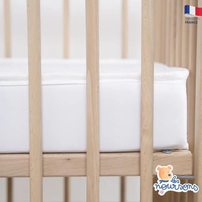 Matelas Bébé / Enfant - 70x140 cm - Réversible - OekoTex® - Garantie 2 ans - Fabrication française-1