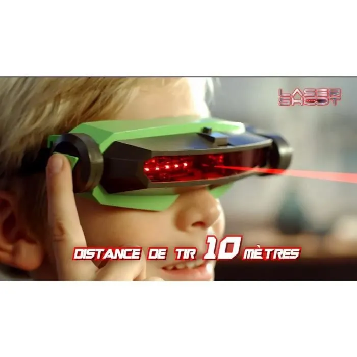 Jeu de société - MEGABLEU - Laser Shoot - Duel au laser avec masques et vies à perdre-2