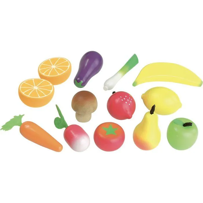 Vilac - Set de Fruits et Légumes Jour de Marché-3