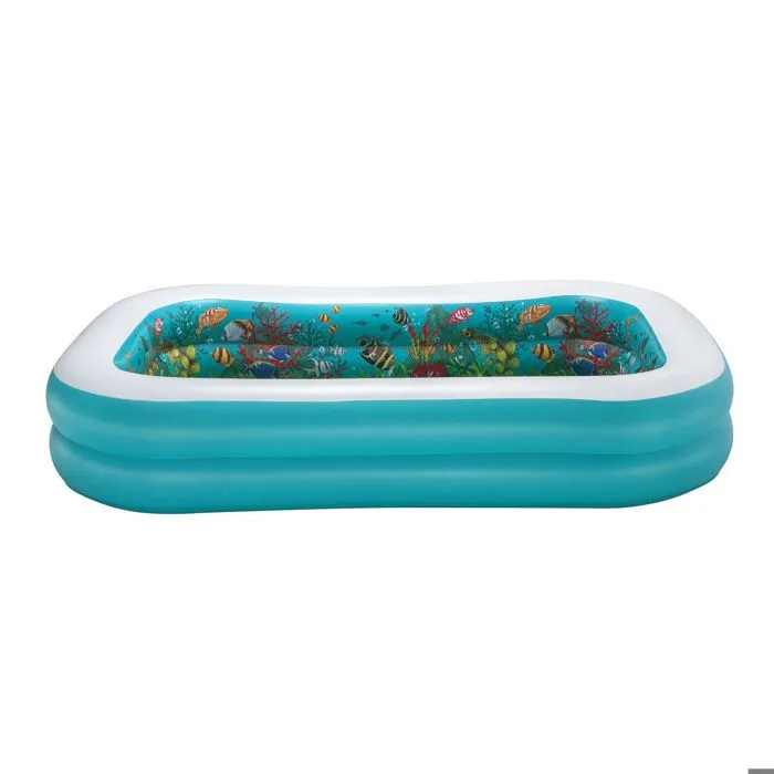 Pataugeoire gonflable pour enfants Bestway 3D 262 x 175 x 51 cm Bleu-4