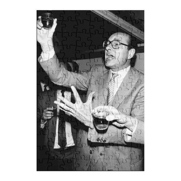 Puzzle Classique - FABULOUS - Jacques Chirac Vintage Toast - 100 Pièces - Adulte - Intérieur-1