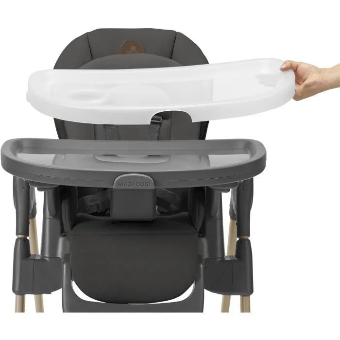 MAXI-COSI Minla Chaise haute évolutive - De la naissance à 6 ans - Beyond Graphite Eco-8