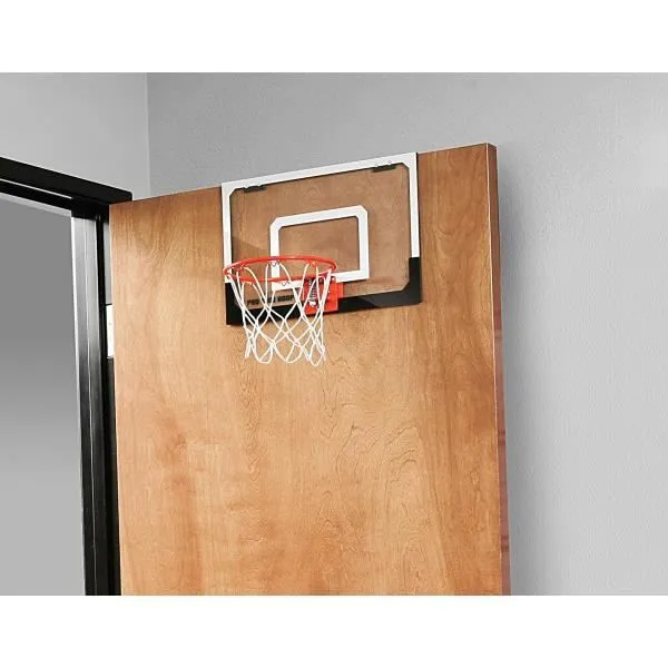 Mini panier de basketball SKLZ Pro Mini Hoop, à suspendre sur une porte ou à accrocher au mur pour jouer en sécurité dans la maison-3