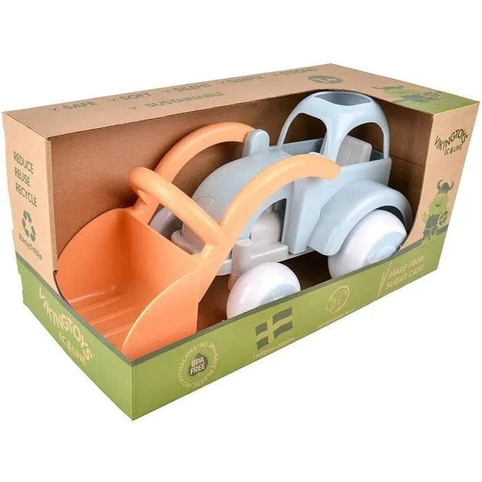 Jouet - VIKINGTOYS - Tractor - Bleu et Vert - Intérieur - 3 ans et plus-0
