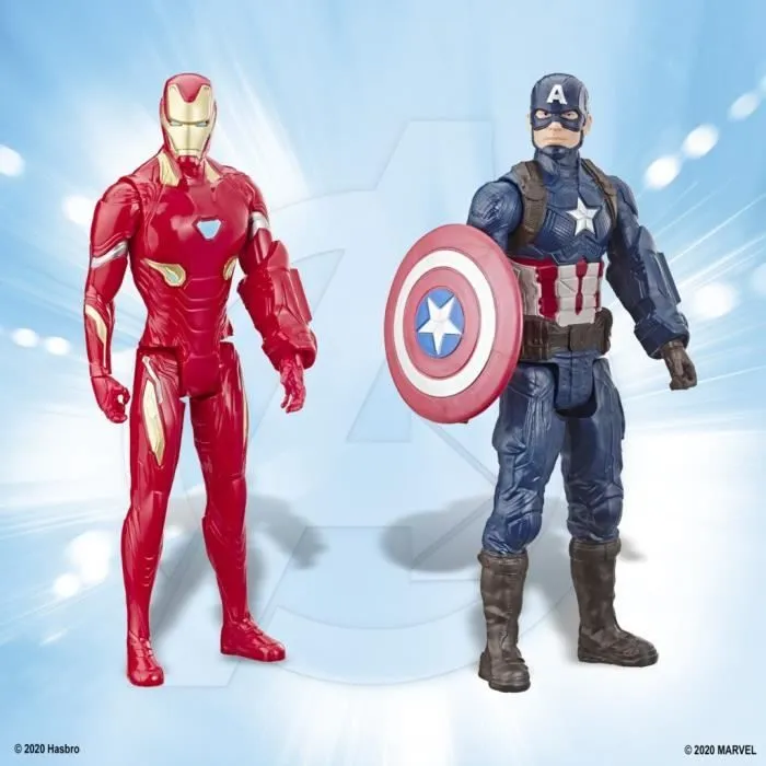 Pack de 4 figurines Avengers de 30 cm, Titan Hero Series,Marvel Avengers: Endgame, dès 4 ans Titan Hero Series,-2