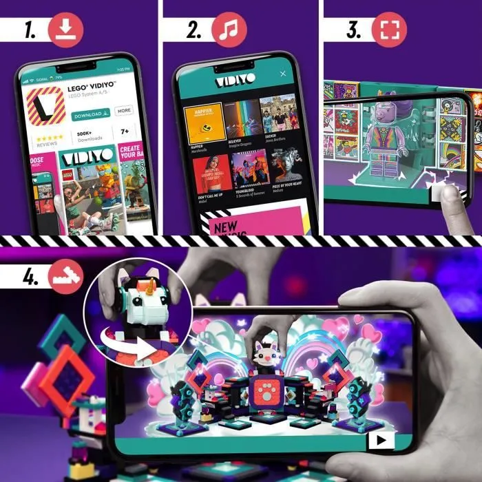 LEGO® 43113 VIDIYO K-Pawp Concert BeatBox Music Video Maker, jouet Musical et Application de Réalité Augmentée pour Enfants-2