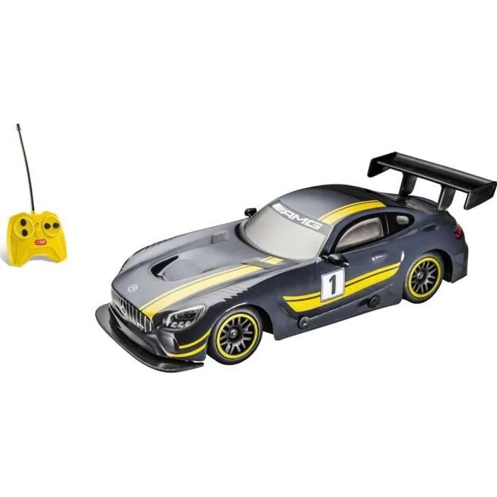 Voiture télécommandée Mercedes AMG GT3 - Mondo Motors - Echelle 1/28 - Vitesse 8km/h - Gris-0