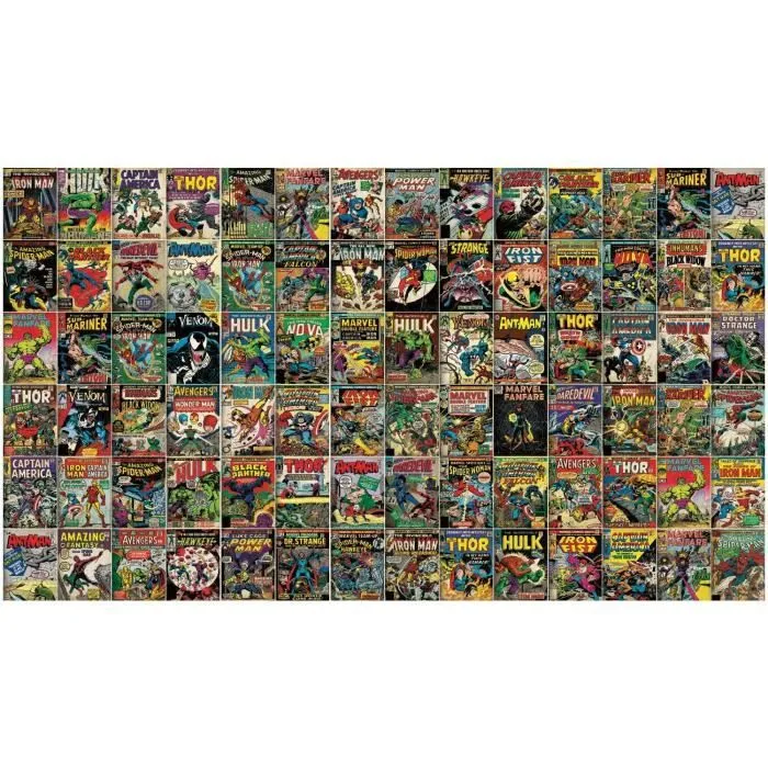 Fresque murale adhésive géante Marvel Comics - 3.2 m x 1.83 m Multicolor-0