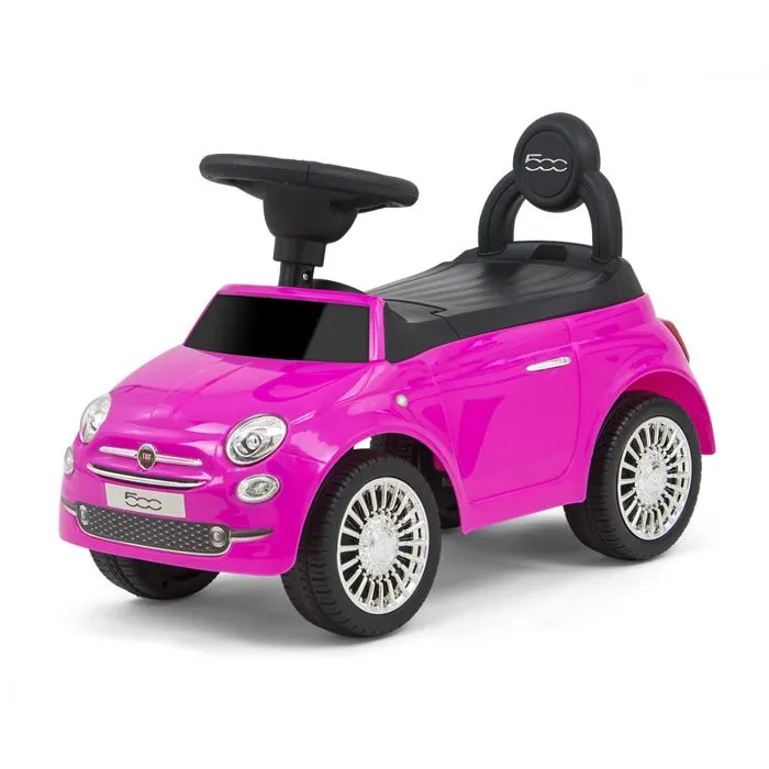 Porteur pour bébé Milly Mally Fiat 500 Rose - Jouet premier âge pour l'équilibre et la coordination - 12-36 mois-3