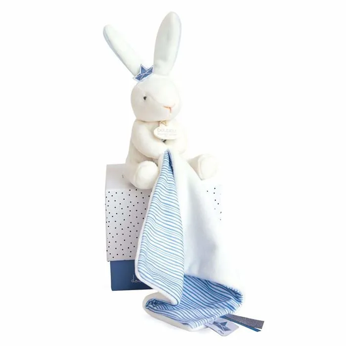 Doudou Lapin Bleu Matelot - Doudou et Compagnie - Poudre de Perlidoudou-1