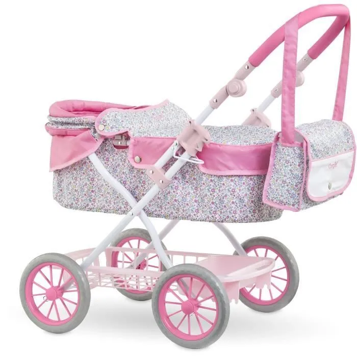 Accessoires poupons - COROLLE - Landau Floral - pour poupons 36 à 52 cm - dès 3 ans-7