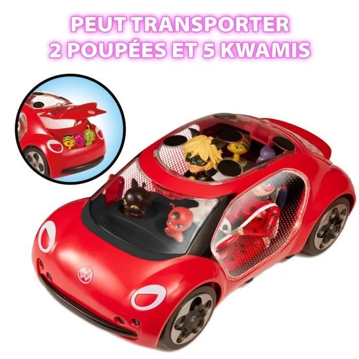 Voiture Miraculous Ladybug - Volkswagen e-Beetle de Ladybug - Bandai-3