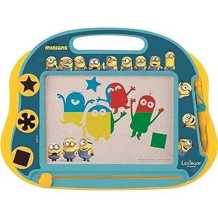 Lexibook - Ardoise Magique Minions - Format A5 avec accessoires magnétiques-0
