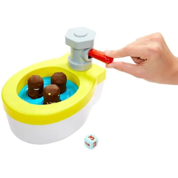 Jeu de plateau Mattel Games Flushin' Frenzy Trop-Plein - Pour Enfant - Mixte - 2 joueurs ou plus-3