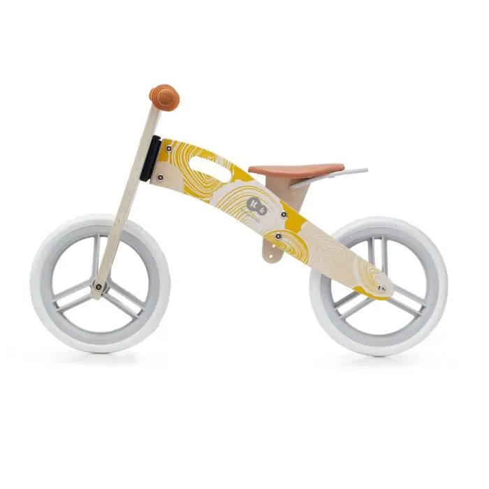 Draisienne Kinderkraft RUNNER - Vélo en bois sans pédales pour enfant à partir de 3 ans - Jaune-2