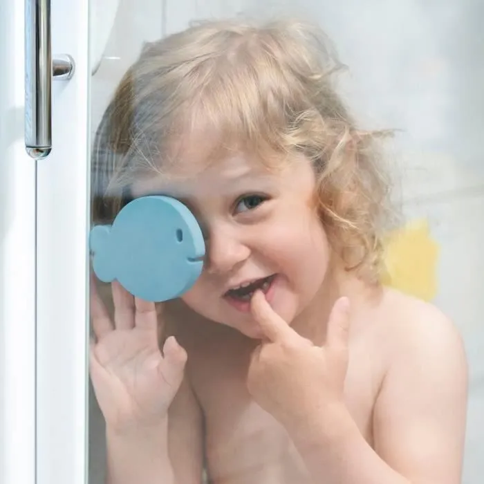 Stickers de bain - Badabulle - Lot de 8 - Mousse - Flottants - Formes ludiques-1