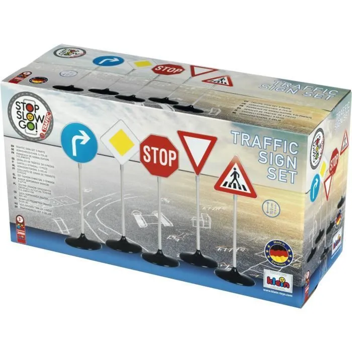 Set de 5 panneaux de signalisation routière pour enfant - KLEIN - 2980-2