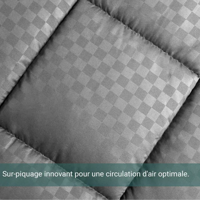 Couette - Sampur - Soft Luxe - 240x260 cm - Tempérée 250 g/m² - Thermorégulatrice - Réversible 2 en 1-2
