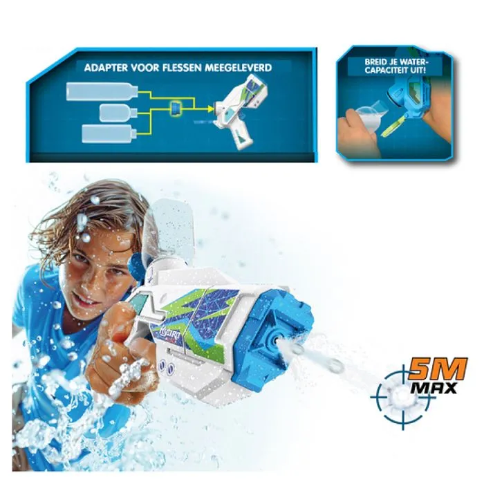 Pistolet à eau - Silverlit - 81154 - 2 pièces - Rechargeable - Jet d'eau 5 m-4