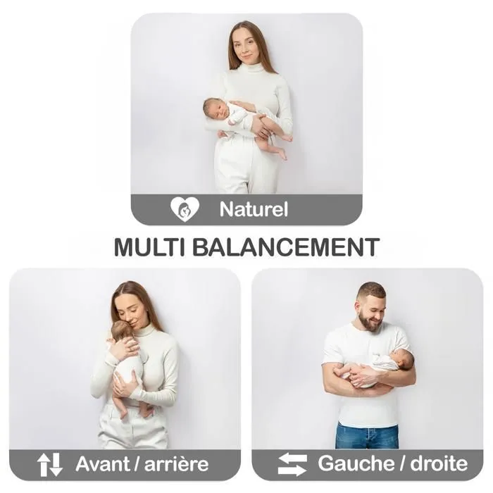Balancelle/transat electrique Emy avec mouvement naturel UNIQUE-1