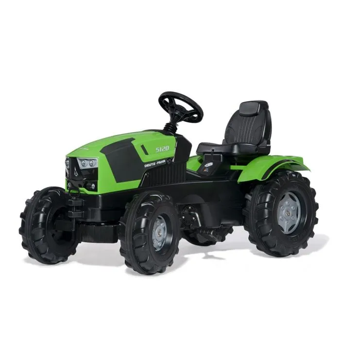 Tracteur à pédales - Rolly Toys - Farmtrac Deutz-Fahr 5120 - Vert - Jouet pour Enfant de 6 ans et plus-0