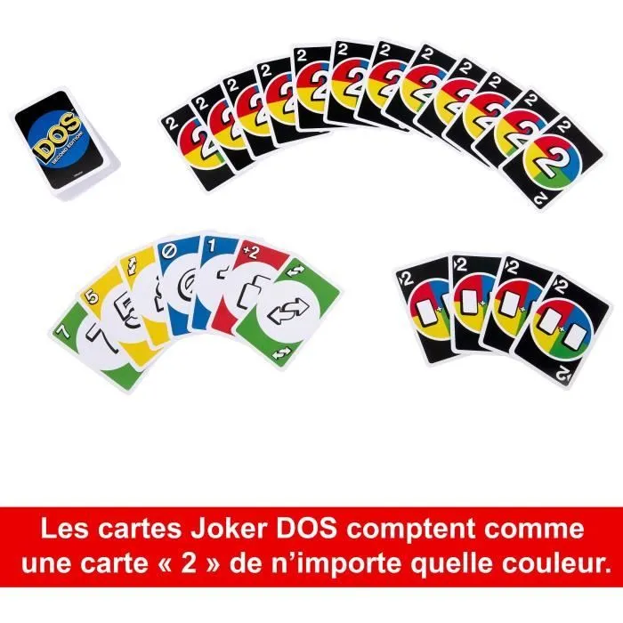 Mattel Games - DOS-Seconde Édition - Jeu de cartes-6