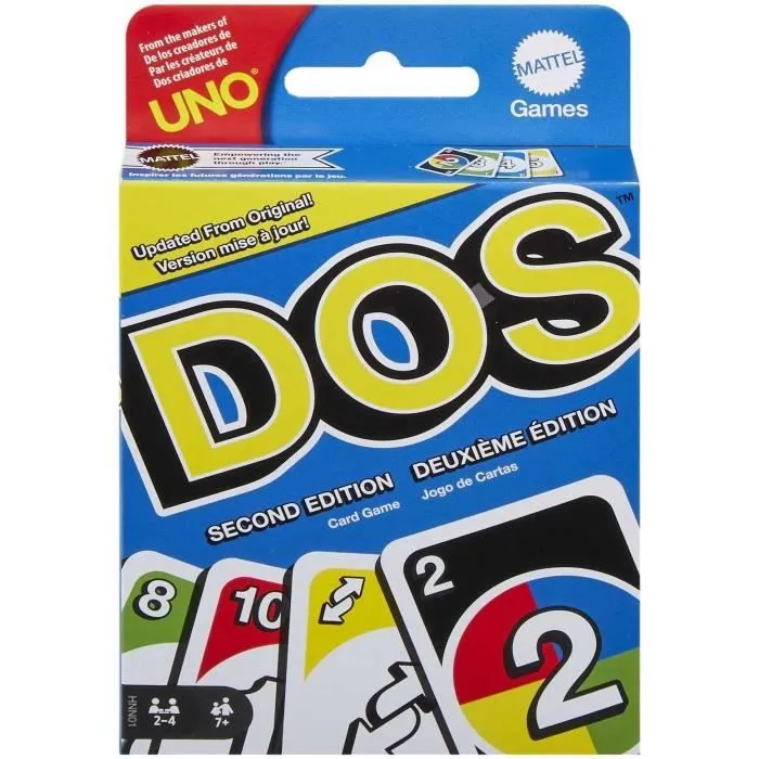 Mattel Games - DOS-Seconde Édition - Jeu de cartes-0