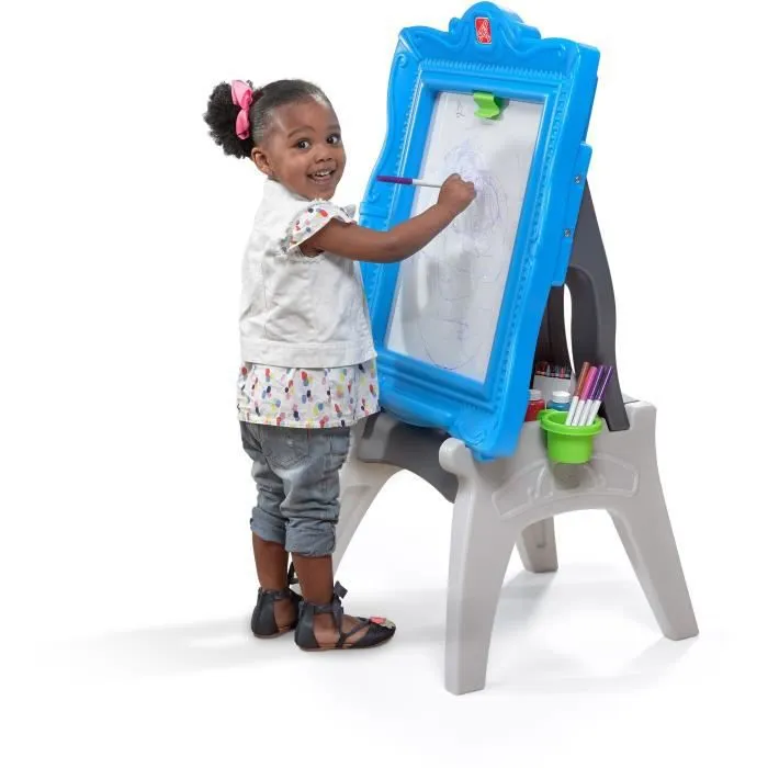 Chevalet pour enfant - STEP2 - Transformable en tabouret - Multicolore - Mixte - À partir de 3 ans-5