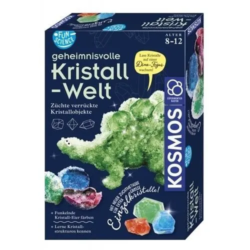Kit d'expériences - KOSMOS - FUN SCIENCE GEHEIMNISVOLLE KRISTALLWELT - Géologie - Mixte - 8 ans-1