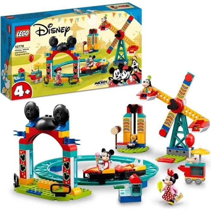 LEGO® Disney Mickey et ses amis 10778 Mickey, Minnie et Dingo à la Fête Foraine, Figurines-0