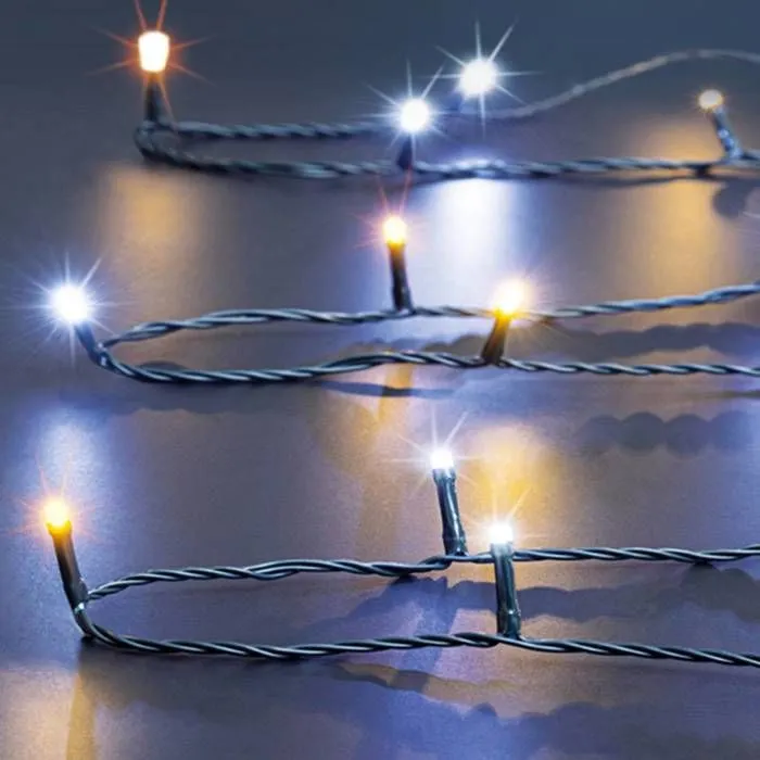 Guirlande lumineuse extérieur 200 LED blanc froid et chaud 20m Feeric lights & christmas-0