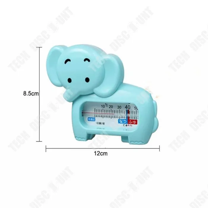 TD® Éléphant thermomètre à eau bébé bain dessin animé enfants bain intérieur mètre de température de l'eau mesure thermomètre à eau-2