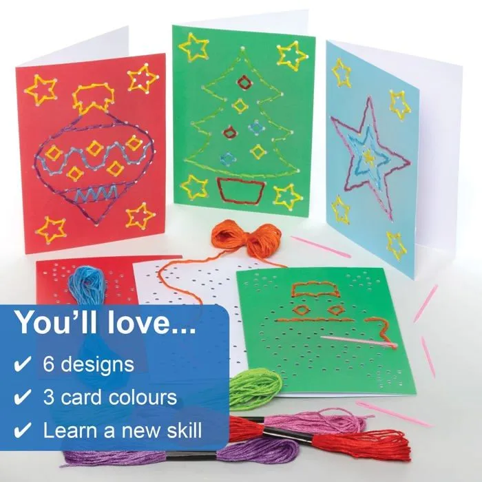 Carte de voeux - carte anniversaire - carte de correspondance Baker ross - FE942-2