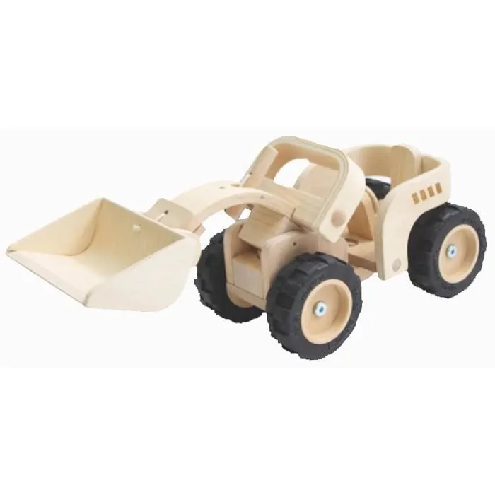 Jouet en bois Bulldozer PLAN TOYS pour enfant de 3 ans et plus-0