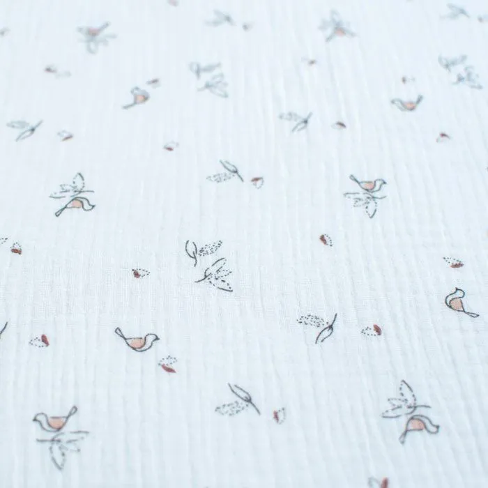 Maxi lange en gaze de coton Melody - SEVIRA KIDS - Mixte - 120x120 cm - Blanc-2