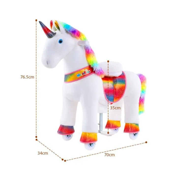 Porteur Licorne WondeRides pour Enfant de 3 à 5 ans - Max 25 kg - Voiture Jouet à Roulettes-1