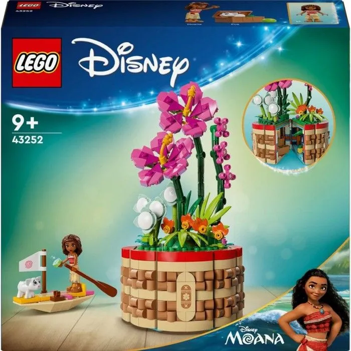 LEGO 43252 Disney Princess Le pot de fleurs de Vaiana-0