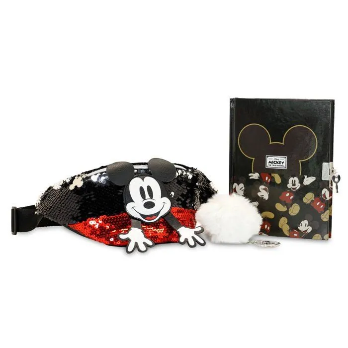 Pack avec Sac Banane + Complém - Disney Mickey Mouse Shy - Rouge - Taille Unique-2