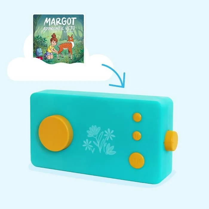 Livre audio interactif - Lunii - Coffret Margot, apprentie véto - 12 histoires - 1h45 d'écoute - Dès 7 ans-2