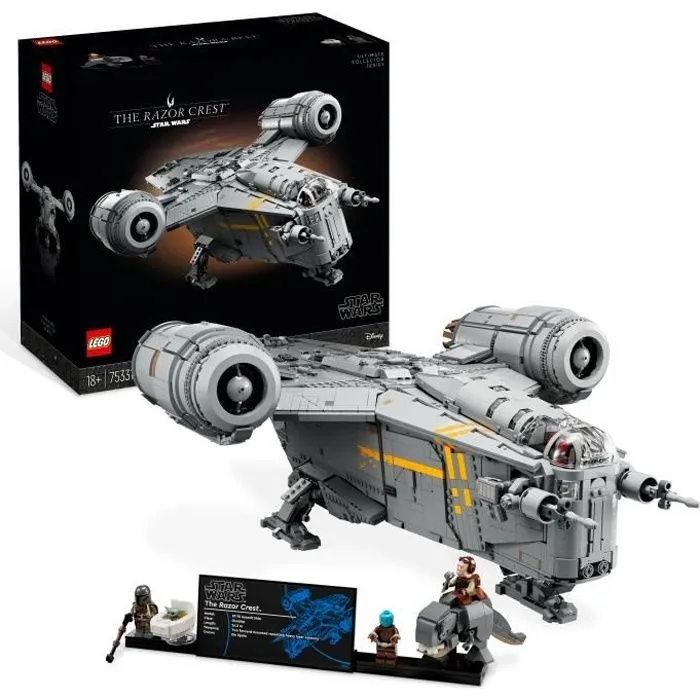 LEGO Star Wars 75331 Razor Crest, Maquette Vaisseau Spatial, Le Mandalorien, Collection UCS-0