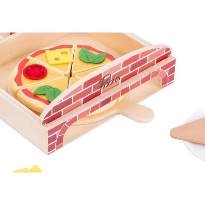 Ensemble Pizza Gourmet - Non spécifié - 20 Pièces - Bois - Accessoires Inclus - +3 ans-3