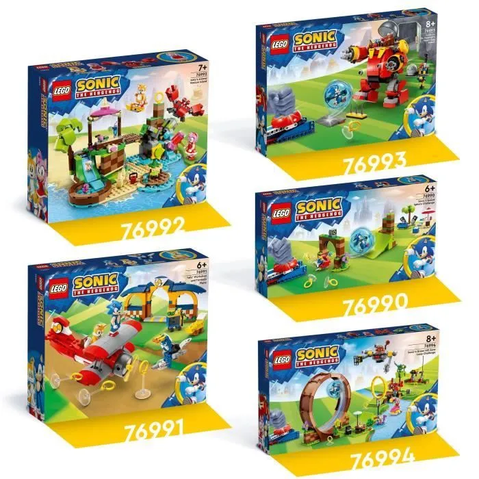 LEGO® Sonic the Hedgehog 76993 Sonic contre le Death Egg Robot du Dr. Eggman, Jouet pour Enfants, avec 6 Personnages-4