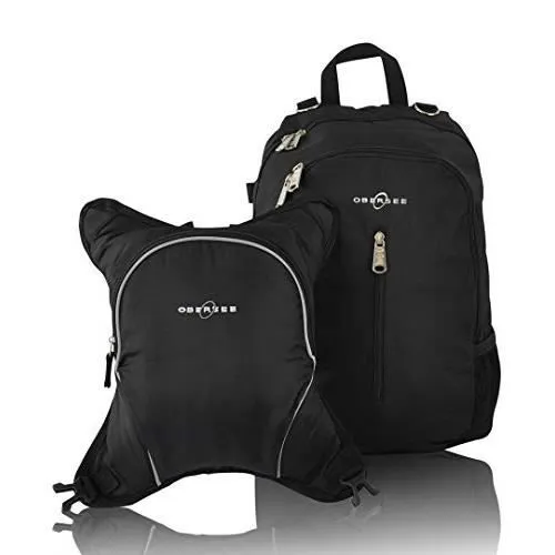 Sac à langer - OBERSEE - Rio - Sac à dos - Refroidisseur amovible - Noir-0