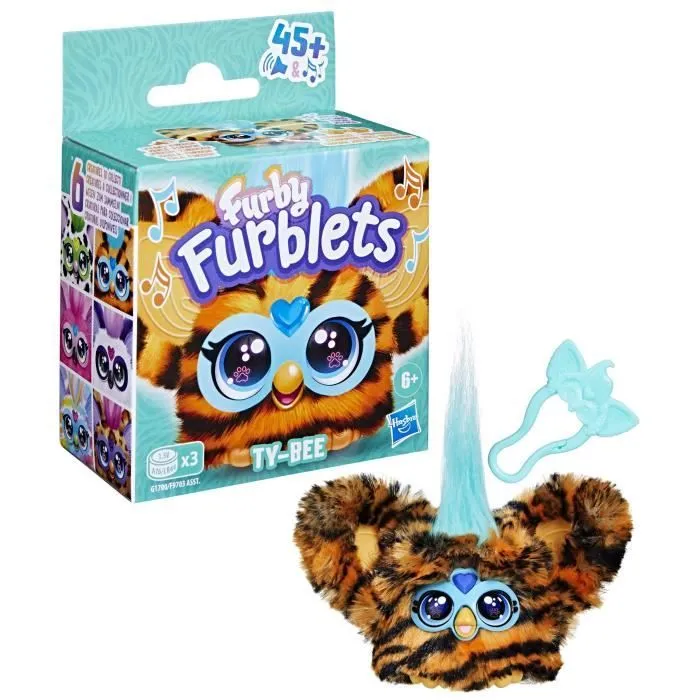 Furby Furblets Ty-Bee, Mini peluche électronique pour filles et garçons, plus de 45 sons, à partir de 6 ans, Hasbro-1
