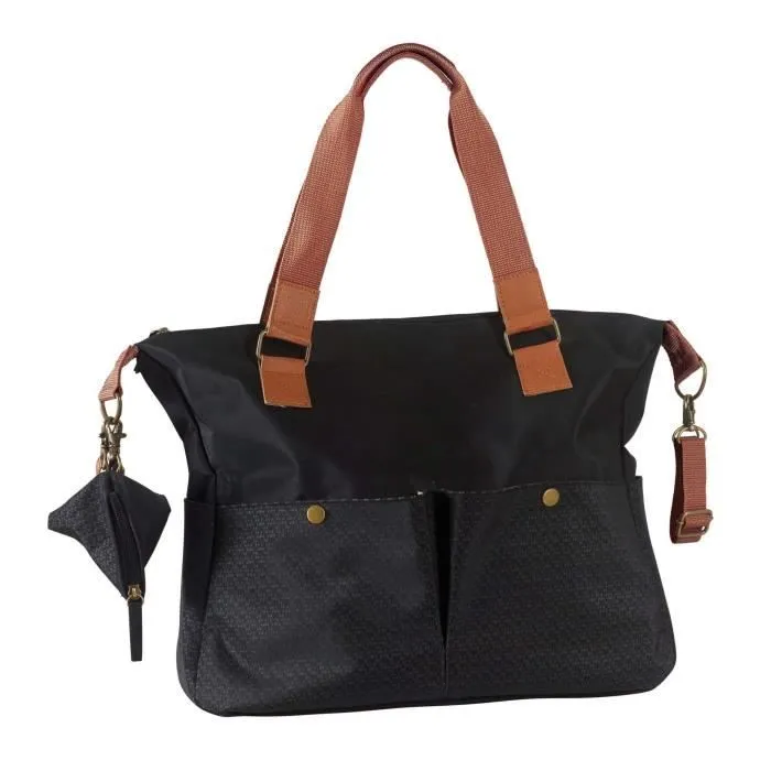 Sac à Langer City Classic Noir - CANDIDE - Mixte - Dès la naissance - Polyester - 40 x 18 x 35 cm-0