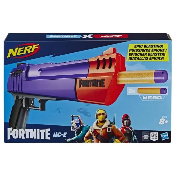 Nerf Fortnite HC E et Flechettes Nerf Elite Officielles-2