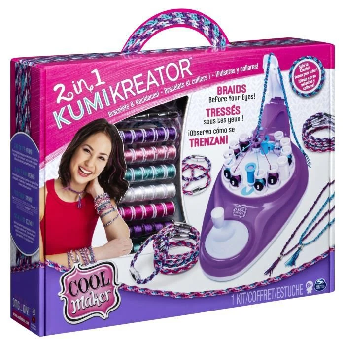 Cool Maker - Kumi Kreator Deluxe - 6053898- Machine à bracelets - Coffret pour création bracelets fantaisie - Loisir créatif enfants-4
