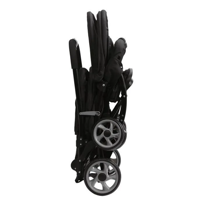 TROTTINE Poussette double TWINBI Noir Etoile-3
