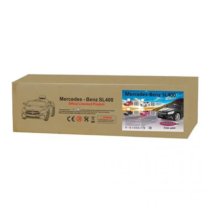 Voiture Électrique Enfant - Jamara - Mercedes-Benz SL 400 - Rose - 12V - Portes et Lumières LED-4